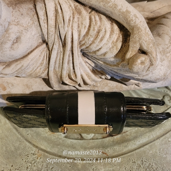 L.A.M.B. by Gwen Stefani Vachetta Leather Clutch-Wallet Designer Celebrity #50 - Picture 4 of 17